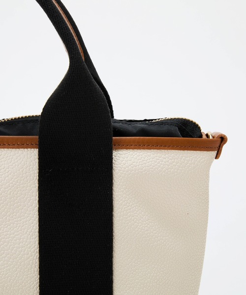 Breath TOPKAPI(ブレストプカピ)の「【Breath TOPKAPI】SCOTCH GRAIN スコッチグレイン シンプル トートバッグ(トートバッグ・レディース・クリーム/ブラック/グレイッシュベージュ/グリーン/レッド・FREE)」の13枚目の写真