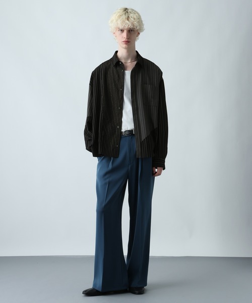 HARE（ハレ）の「【SET UP対応】サイコウチクシャツLS(HARE)（シャツ/ブラウス・メンズ・ホワイト系その他/ブラック系その他/ブラウン系その他・FREE）」の6枚目の写真