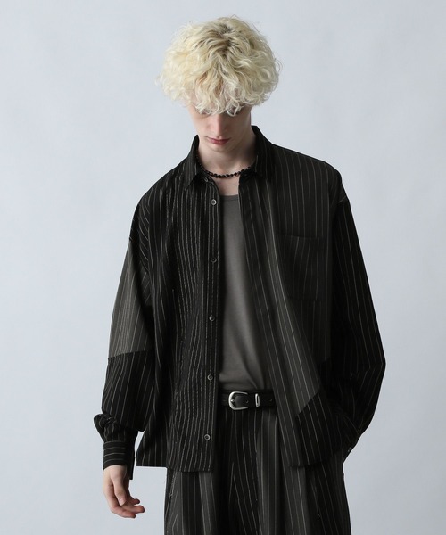 HARE（ハレ）の「【SET UP対応】サイコウチクシャツLS(HARE)（シャツ/ブラウス・メンズ・ホワイト系その他/ブラック系その他/ブラウン系その他・FREE）」の20枚目の写真