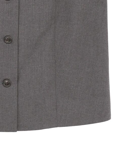 CRAFT STANDARD BOUTIQUE（クラフトスタンダードブティック）の「フロントボタンキャミビスチェ（ベスト・レディース・チャコールグレー/ブラウン・FREE）」の22枚目の写真