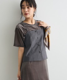 CRAFT STANDARD BOUTIQUE | フロントボタンキャミビスチェ(ベスト)