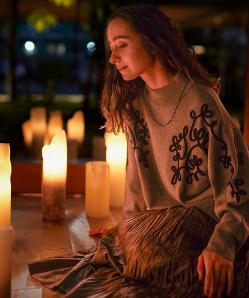 Bou Jeloud（ブージュルード）の「ワッシャーマットサテンスカート（スカート・レディース・ブラウン/ブラック/ベージュ・FREE）」の4枚目の写真