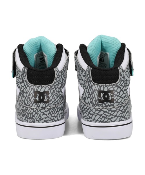 DC SHOES(ディーシーシューズ)の「PURE HIGH-TOP SE EV/DCキッズハイカットスニーカー(スニーカー・キッズ・ホワイト×グリーン/ホワイト×グレー・22cm/23cm/24cm/25cm/17cm/18cm/19cm/20cm/21cm)」の5枚目の写真