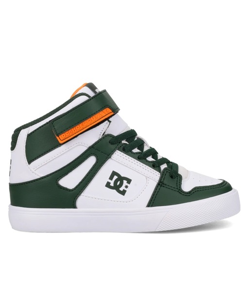 DC SHOES(ディーシーシューズ)の「PURE HIGH-TOP SE EV/DCキッズハイカットスニーカー(スニーカー・キッズ・ホワイト×グリーン/ホワイト×グレー・22cm/23cm/24cm/25cm/17cm/18cm/19cm/20cm/21cm)」の16枚目の写真