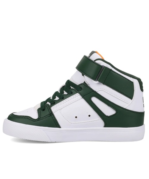 DC SHOES(ディーシーシューズ)の「PURE HIGH-TOP SE EV/DCキッズハイカットスニーカー(スニーカー・キッズ・ホワイト×グリーン/ホワイト×グレー・22cm/23cm/24cm/25cm/17cm/18cm/19cm/20cm/21cm)」の15枚目の写真