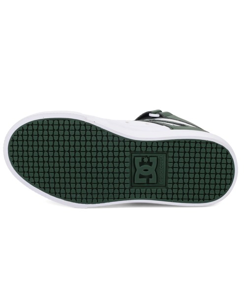 DC SHOES(ディーシーシューズ)の「PURE HIGH-TOP SE EV/DCキッズハイカットスニーカー(スニーカー・キッズ・ホワイト×グリーン/ホワイト×グレー・22cm/23cm/24cm/25cm/17cm/18cm/19cm/20cm/21cm)」の13枚目の写真