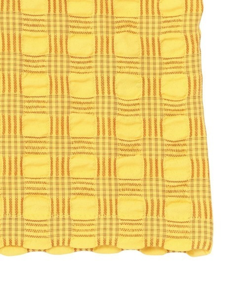 moimoln(モイモルン)の「チェック柄フリルブラウス(シャツ/ブラウス・キッズ・イエロー・90cm/100cm/120cm/110cm)」の7枚目の写真