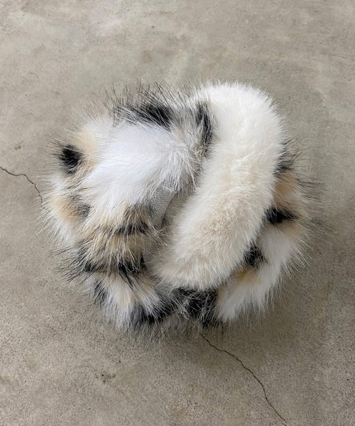 セール】ヒョウ柄イヤーマフラー（イヤーマフ）｜rire（リル）の