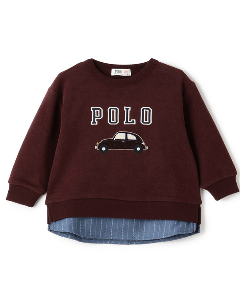 petit main(プティマイン)の「【POLO BCS】アップリケトレーナー(スウェット・キッズ・ブラウン/オフホワイト/ネイビー/トップグレー・130cm/120cm/100cm/110cm/90cm/80cm)」の11枚目の写真