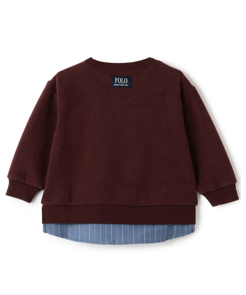 petit main(プティマイン)の「【POLO BCS】アップリケトレーナー(スウェット・キッズ・ブラウン/オフホワイト/ネイビー/トップグレー・130cm/120cm/100cm/110cm/90cm/80cm)」の12枚目の写真