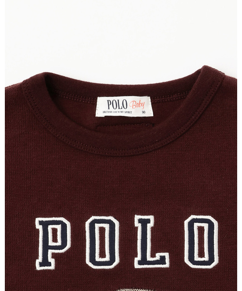 petit main(プティマイン)の「【POLO BCS】アップリケトレーナー(スウェット・キッズ・ブラウン/オフホワイト/ネイビー/トップグレー・130cm/120cm/100cm/110cm/90cm/80cm)」の13枚目の写真