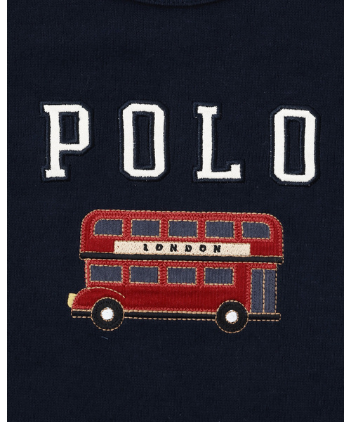 petit main(プティマイン)の「【POLO BCS】アップリケトレーナー(スウェット・キッズ・ブラウン/オフホワイト/ネイビー/トップグレー・130cm/120cm/100cm/110cm/90cm/80cm)」の16枚目の写真