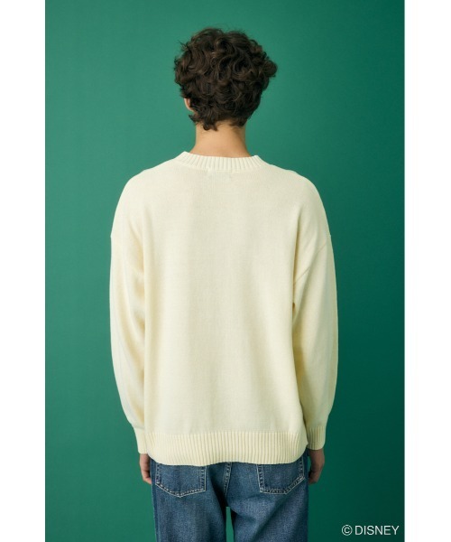 Disney SERIES CREATED by MUS（ディズニーシリーズクリエイテッドバイエムユーエス）の「MD FACE KNIT トップス（ニット/セーター・レディース・ブルー/ホワイト/ピンク/イエロー・FREE）」の10枚目の写真