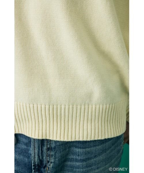 Disney SERIES CREATED by MUS（ディズニーシリーズクリエイテッドバイエムユーエス）の「MD FACE KNIT トップス（ニット/セーター・レディース・ブルー/ホワイト/ピンク/イエロー・FREE）」の14枚目の写真