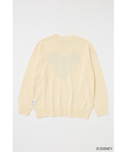 Disney SERIES CREATED by MUS（ディズニーシリーズクリエイテッドバイエムユーエス）の「MD FACE KNIT トップス（ニット/セーター・レディース・ブルー/ホワイト/ピンク/イエロー・FREE）」の16枚目の写真