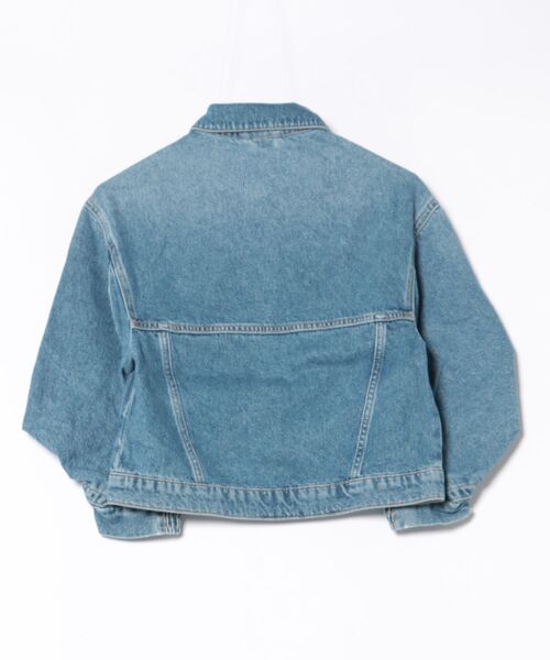 ALLSAINTS(オールセインツ)の「LUCA CROPPED DENIM JACKET | LUCA クロップド デニム ジャケット(デニムジャケット・レディース・インディゴブルー・4/6/8)」の3枚目の写真