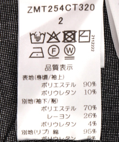 Cepica（セピカ）の「【MARECHAL TERRE】ジャケットレイヤード風トップス（スウェット・レディース・ブラック/ネイビー・FREE）」の9枚目の写真