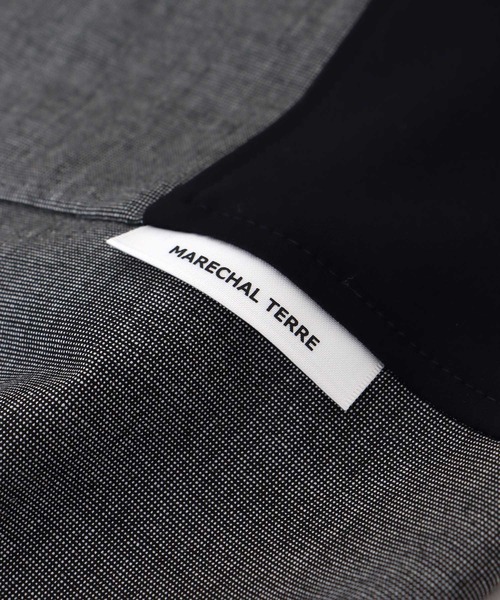 Cepica（セピカ）の「【MARECHAL TERRE】ジャケットレイヤード風トップス（スウェット・レディース・ブラック/ネイビー・FREE）」の8枚目の写真