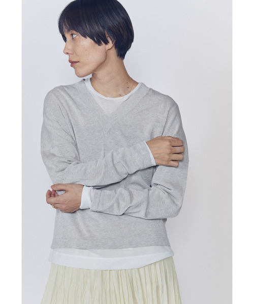 1er Arrondissement(プルミエアロンディスモン)の「【追加】シアーロングスリーブTシャツ(Tシャツ/カットソー・レディース・ブラック系その他3/オフホワイト・FREE)」の2枚目の写真