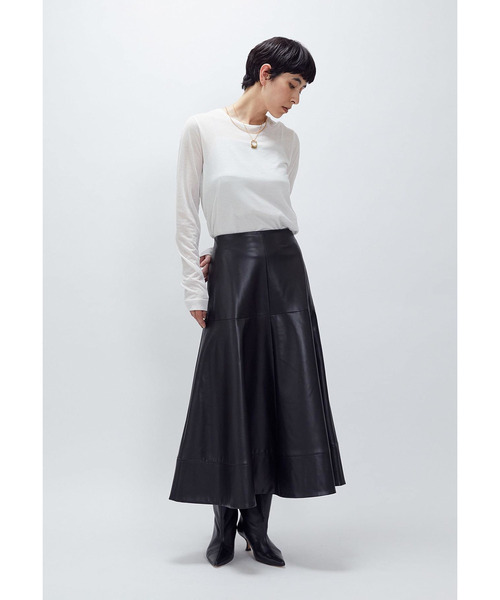 1er Arrondissement(プルミエアロンディスモン)の「【追加】シアーロングスリーブTシャツ(Tシャツ/カットソー・レディース・ブラック系その他3/オフホワイト・FREE)」の8枚目の写真