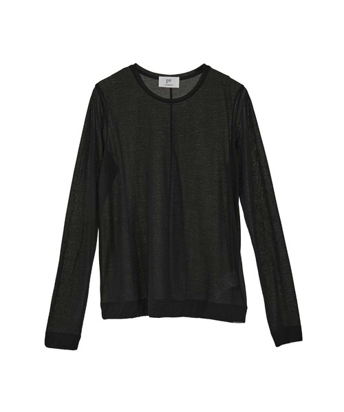 1er Arrondissement(プルミエアロンディスモン)の「【追加】シアーロングスリーブTシャツ(Tシャツ/カットソー・レディース・ブラック系その他3/オフホワイト・FREE)」の18枚目の写真