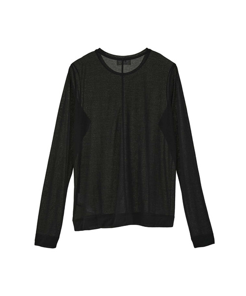 1er Arrondissement(プルミエアロンディスモン)の「【追加】シアーロングスリーブTシャツ(Tシャツ/カットソー・レディース・ブラック系その他3/オフホワイト・FREE)」の19枚目の写真