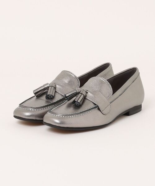 tsumori chisato WALK(ツモリチサトウォーク)の「ソフトタッセルローファー(ローファー・レディース・シルバー系その他6/ブラック・22.5cm/23.5cm/24.0cm/23.0cm/24.5cm)」の2枚目の写真