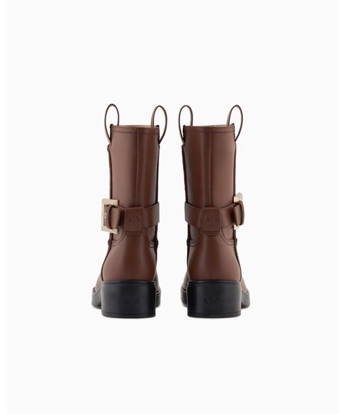 ARMANI EXCHANGE(アルマーニエクスチェンジ)の「【A|X アルマーニ エクスチェンジ】CL バイカーブーツ(ブーツ・レディース・キャメル・36.5/37/37.5/38/38.5/39/36)」の3枚目の写真