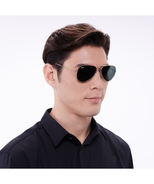 T　Ray-Ban アビエイター サングラス ゴールド レイバン公式ストア】 Ray-Ban® AVIATOR CLASSIC サングラス