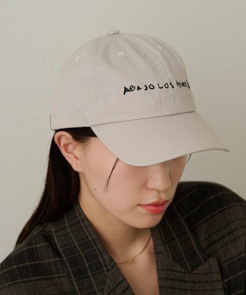 Omekashi(オメカシ)の「【La Maison de Lyllis】Garabato cap(キャップ・レディース・グレー・FREE)」の2枚目の写真