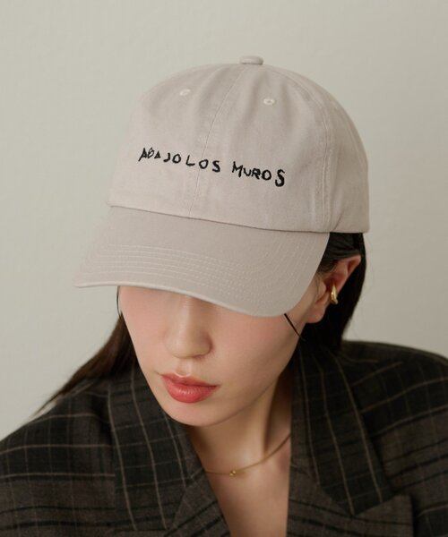 Omekashi(オメカシ)の「【La Maison de Lyllis】Garabato cap(キャップ・レディース・グレー・FREE)」の3枚目の写真