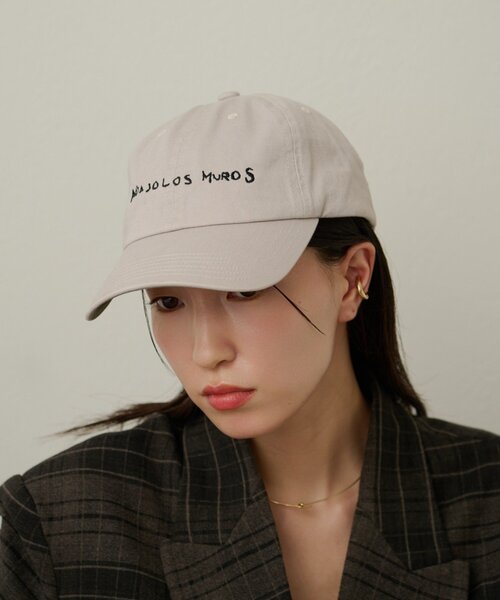 Omekashi(オメカシ)の「【La Maison de Lyllis】Garabato cap(キャップ・レディース・グレー・FREE)」の4枚目の写真