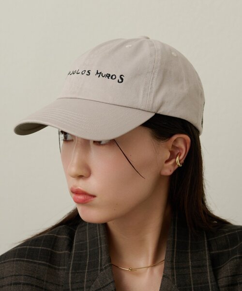Omekashi(オメカシ)の「【La Maison de Lyllis】Garabato cap(キャップ・レディース・グレー・FREE)」の5枚目の写真