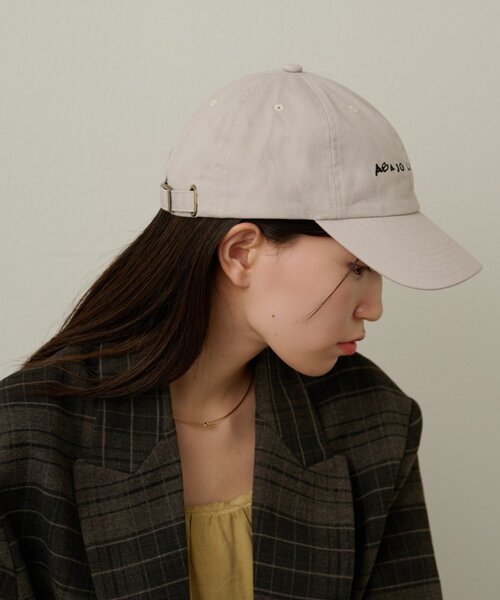 Omekashi(オメカシ)の「【La Maison de Lyllis】Garabato cap(キャップ・レディース・グレー・FREE)」の6枚目の写真