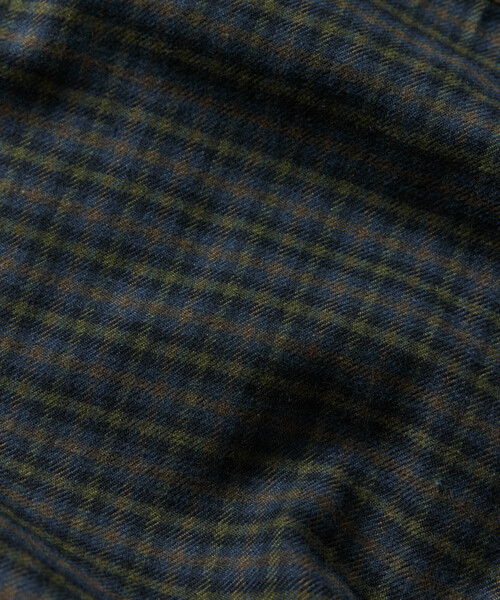 Foxfire(フォックスファイヤー)の「Foxfire/フォックスファイヤー 別注 チェックネル プルオーバーフーディーシャツ/リラックスフィット(シャツ/ブラウス・メンズ・チャコールグレー/グリーン/ネイビー・LARGE/MEDIUM)」の13枚目の写真