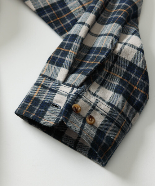 Foxfire(フォックスファイヤー)の「Foxfire/フォックスファイヤー 別注 チェックネル プルオーバーフーディーシャツ/リラックスフィット(シャツ/ブラウス・メンズ・チャコールグレー/グリーン/ネイビー・LARGE/MEDIUM)」の22枚目の写真