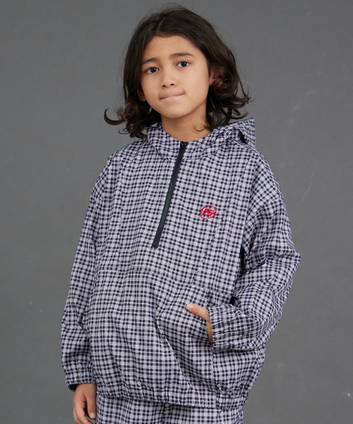 PAIRMANON STREET(ペアマノンストリート)の「【セットアップ着用可能】アノラック ブルゾン【PAIRMANON STREET】(ブルゾン・キッズ・ブラウン系その他/ブラック/ブルー系その他/グレー/ブラック系その他・110/120/130/140/150/160/90/100)」の1枚目の写真