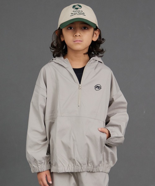 PAIRMANON STREET(ペアマノンストリート)の「【セットアップ着用可能】アノラック ブルゾン【PAIRMANON STREET】(ブルゾン・キッズ・ブラウン系その他/ブラック/ブルー系その他/グレー/ブラック系その他・110/120/130/140/150/160/90/100)」の3枚目の写真