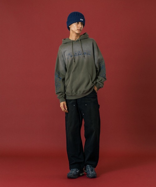 XLARGE（エクストララージ）の「CREEPY MANSION HOODED SWEATSHIRT（パーカー・メンズ・ブラウン/ブラック/オリーブ・S/M/L/XL）」の8枚目の写真