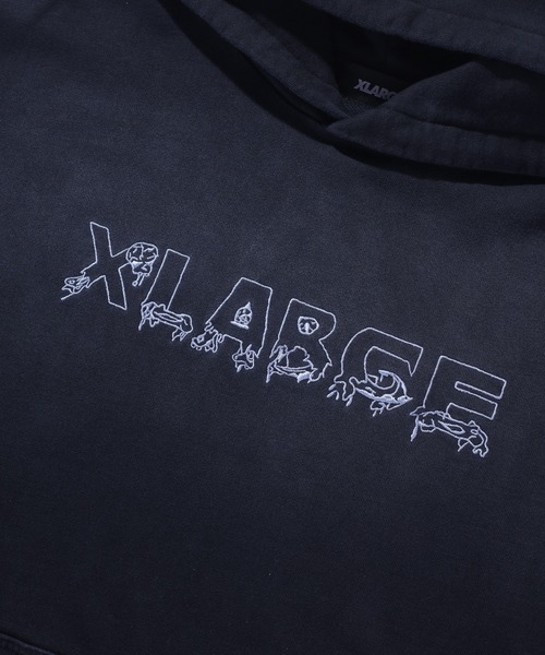 XLARGE（エクストララージ）の「CREEPY MANSION HOODED SWEATSHIRT（パーカー・メンズ・ブラウン/ブラック/オリーブ・S/M/L/XL）」の11枚目の写真