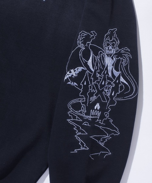 XLARGE（エクストララージ）の「CREEPY MANSION HOODED SWEATSHIRT（パーカー・メンズ・ブラウン/ブラック/オリーブ・S/M/L/XL）」の12枚目の写真