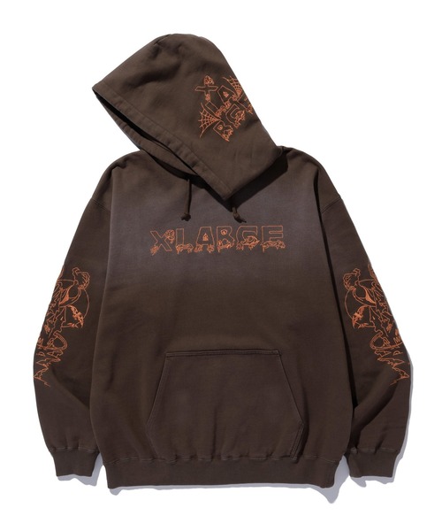 XLARGE（エクストララージ）の「CREEPY MANSION HOODED SWEATSHIRT（パーカー・メンズ・ブラウン/ブラック/オリーブ・S/M/L/XL）」の17枚目の写真
