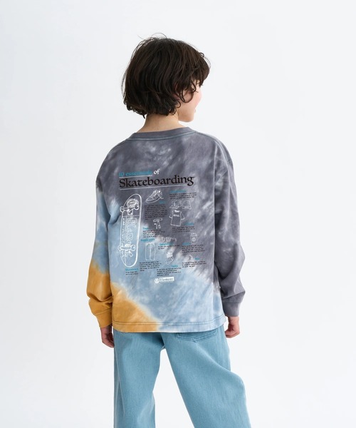 ELEMENT(エレメント)の「ELEMENT キッズ ESSENTIAL LS YOUTH ロンT 【2025年秋冬モデル】/エレメントキッズバックプリント長袖ロンT(Tシャツ/カットソー・キッズ・ブラック/マルチ/ホワイト・SMALL/X-LARGE/LARGE/MEDIUM)」の3枚目の写真