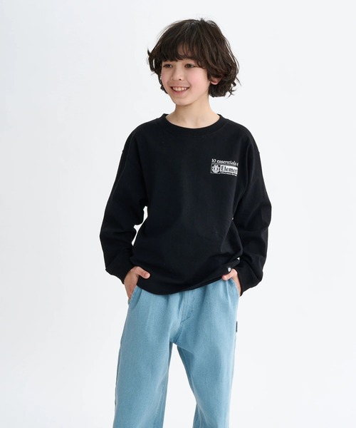 ELEMENT(エレメント)の「ELEMENT キッズ ESSENTIAL LS YOUTH ロンT 【2025年秋冬モデル】/エレメントキッズバックプリント長袖ロンT(Tシャツ/カットソー・キッズ・ブラック/マルチ/ホワイト・SMALL/X-LARGE/LARGE/MEDIUM)」の4枚目の写真