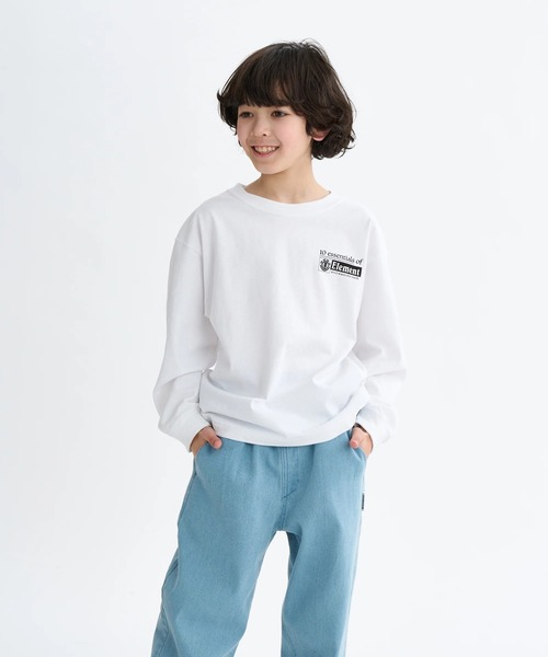 ELEMENT(エレメント)の「ELEMENT キッズ ESSENTIAL LS YOUTH ロンT 【2025年秋冬モデル】/エレメントキッズバックプリント長袖ロンT(Tシャツ/カットソー・キッズ・ブラック/マルチ/ホワイト・SMALL/X-LARGE/LARGE/MEDIUM)」の5枚目の写真