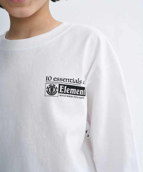ELEMENT(エレメント)の「ELEMENT キッズ ESSENTIAL LS YOUTH ロンT 【2025年秋冬モデル】/エレメントキッズバックプリント長袖ロンT(Tシャツ/カットソー・キッズ・ブラック/マルチ/ホワイト・SMALL/X-LARGE/LARGE/MEDIUM)」の7枚目の写真