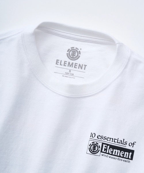 ELEMENT(エレメント)の「ELEMENT キッズ ESSENTIAL LS YOUTH ロンT 【2025年秋冬モデル】/エレメントキッズバックプリント長袖ロンT(Tシャツ/カットソー・キッズ・ブラック/マルチ/ホワイト・SMALL/X-LARGE/LARGE/MEDIUM)」の9枚目の写真