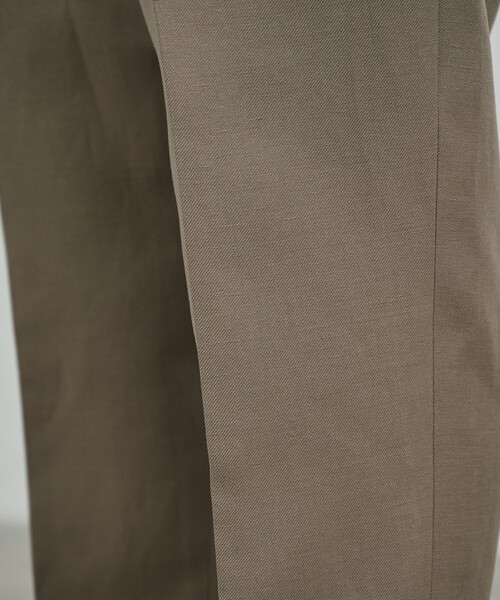 UNITED TOKYO（ユナイテッドトウキョウ）の「WOOL LINEN 1タックスラックス（その他パンツ・メンズ・グレイッシュベージュ/ブラック・1/2）」の19枚目の写真