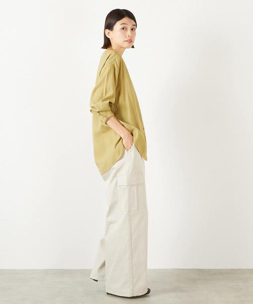 MELROSE claire(メルローズ クレール)の「【コットンナイロンストレッチツイルカーゴパンツ】(その他パンツ・レディース・ライトベージュ/カーキ/ダークネイビー・3/2)」の9枚目の写真