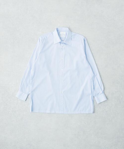URBAN RESEARCH(アーバンリサーチ)の「new basic DJA SQUARE CUT SHIRT(シャツ/ブラウス・メンズ・ホワイト/ブルー系その他/パープル・X-LARGE/LARGE/MEDIUM)」の2枚目の写真